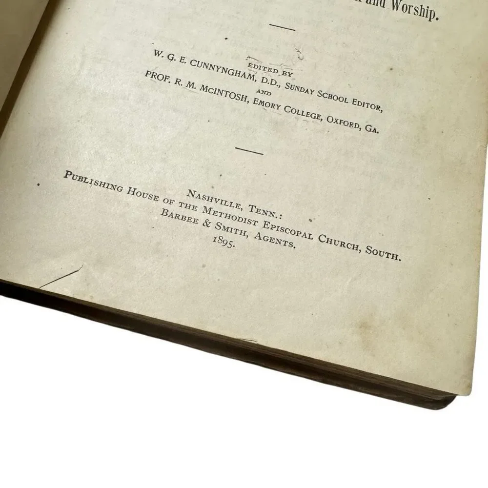 Methodist antique hymnal